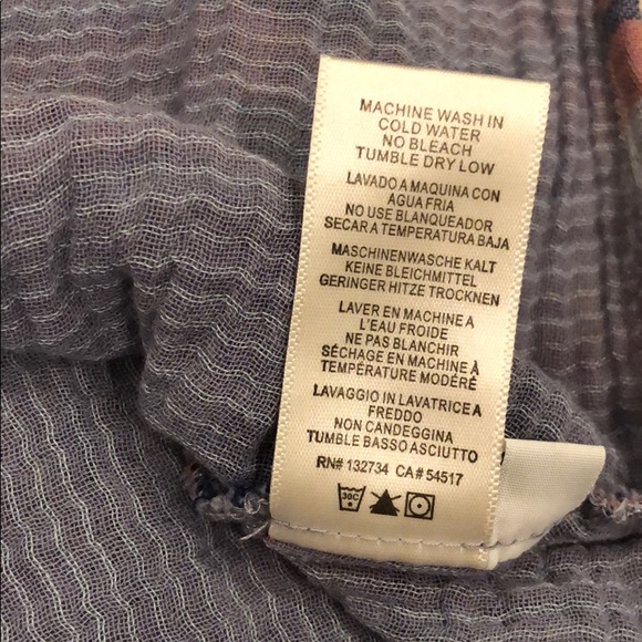 Anthropologie Cloth & Stone Tie Front Blouse - Picture 5 of 6